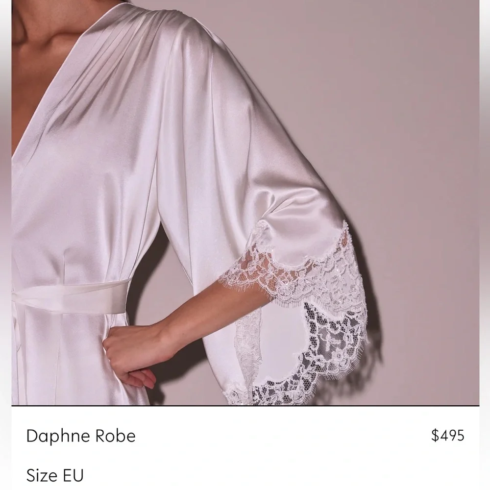 Galia Lahav Silk Daphne Robe - Picture 15 of 15